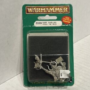 Warhammer Citadel Miniatures Games Workshop 8599H Runelord Kragg The Grim